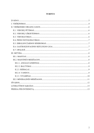 VIRŠKINIMAS IR MITYBA. Paveikslėlis 2