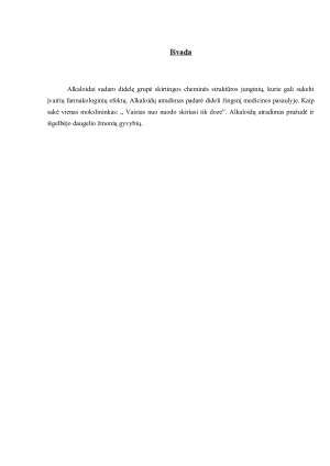 Alkaloidai savybės, istorija ir reikšmė medicinoje. Paveikslėlis 10