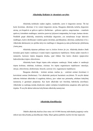 Alkaloidai savybės, istorija ir reikšmė medicinoje. Paveikslėlis 3