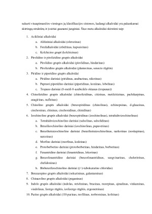 Alkaloidai savybės, istorija ir reikšmė medicinoje. Paveikslėlis 4
