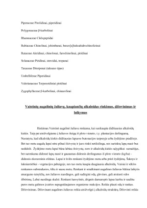 Alkaloidai savybės, istorija ir reikšmė medicinoje. Paveikslėlis 8