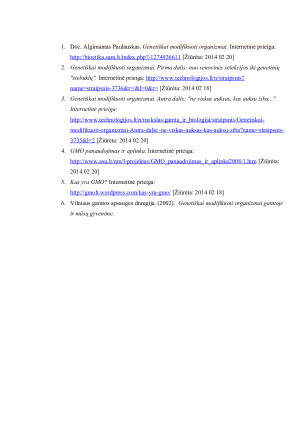 Genetinė modifikacija esmė, nauda, trūkumai ir pavojai. Paveikslėlis 9