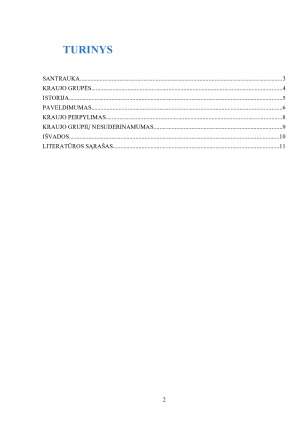 KRAUJO GRUPĖS. Paveikslėlis 2
