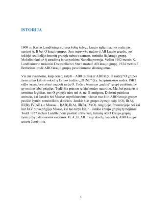 KRAUJO GRUPĖS. Paveikslėlis 6