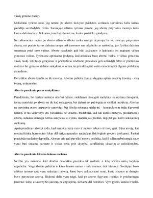 Abortai – psichologiniai ir biologiniai. Paveikslėlis 9