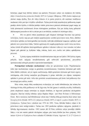 ADAPTACINĖS RADIACIJOS EVOLIUCIJOJE. Paveikslėlis 8