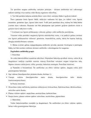 Antibiotikai. Jų vartojimo principas. Paveikslėlis 3