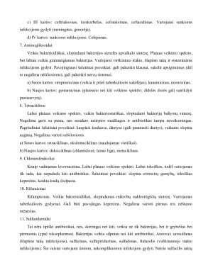 Antibiotikai. Jų vartojimo principas. Paveikslėlis 5