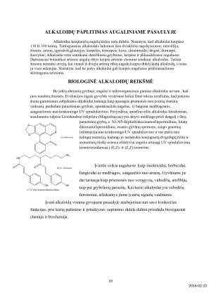 ALKALOIDAI. Paveikslėlis 10