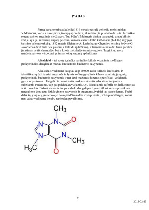 ALKALOIDAI. Paveikslėlis 2