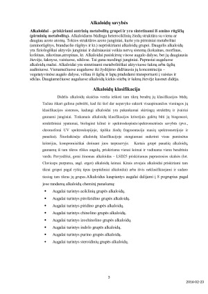 ALKALOIDAI. Paveikslėlis 3