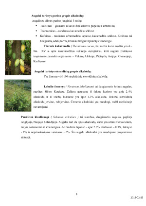 ALKALOIDAI. Paveikslėlis 8