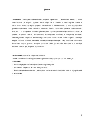 Bakterijų kvėpavimo procesas ir jo ryšys su toksinėmis infekcijomis. Paveikslėlis 2