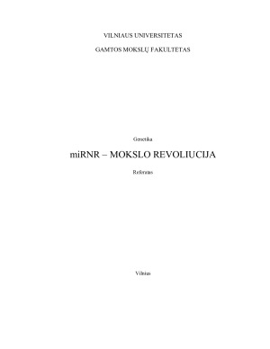 miRNR – MOKSLO REVOLIUCIJA. Paveikslėlis 1