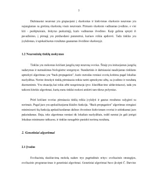 Neuroniniai tinklai ir genetiniai algoritmai. Paveikslėlis 5
