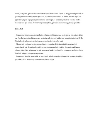 Kintamumas ir mutacijos. Paveikslėlis 9