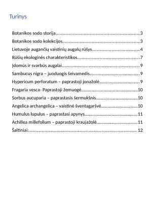 Talino botanikos sodas. Paveikslėlis 2
