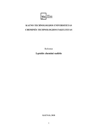 Ląstelės cheminė sudėtis. Paveikslėlis 1