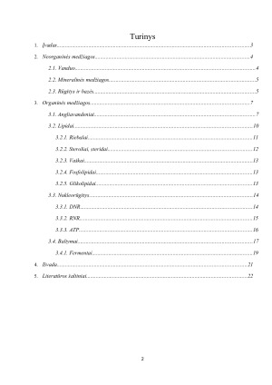 Ląstelės cheminė sudėtis. Paveikslėlis 2
