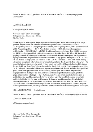 BEŽANDŽIAI IR PAGRINDINĖS LIETUVOS ŽUVYS. Paveikslėlis 10