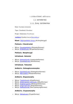 BEŽANDŽIAI IR PAGRINDINĖS LIETUVOS ŽUVYS. Paveikslėlis 3