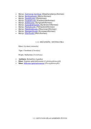 BEŽANDŽIAI IR PAGRINDINĖS LIETUVOS ŽUVYS. Paveikslėlis 5