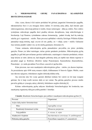 MIKROSKOPINIAI GRYBAI BIOTECHNOLOGIJOJE. Paveikslėlis 4