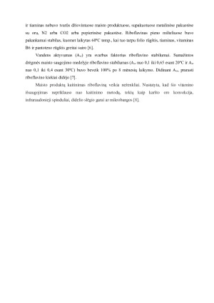 RIBOFLAVINO GAMYBOS TECHNOLOGIJA. Paveikslėlis 5
