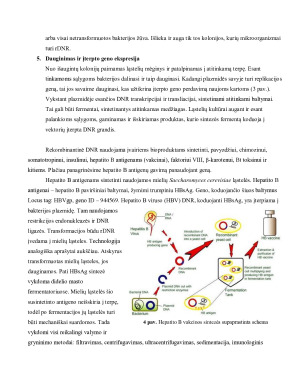 REKOMBINANTINĖS DNR PRINCIPAI, PROCESO ETAPAI IR BIOTECHNOLOGINIO PRODUKTO GAVIMAS PANAUDOJANT GENĄ. Paveikslėlis 4