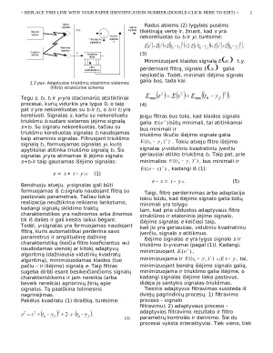 Adaptyvus judesio trukdžių filtravimas. Paveikslėlis 2