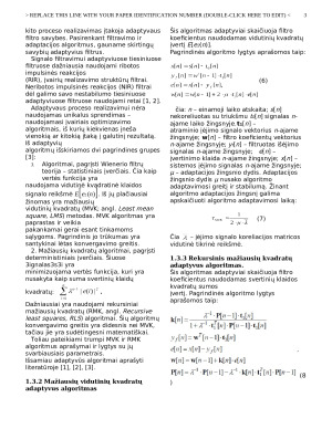 Adaptyvus judesio trukdžių filtravimas. Paveikslėlis 3