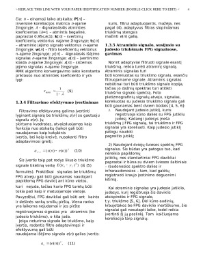 Adaptyvus judesio trukdžių filtravimas. Paveikslėlis 4