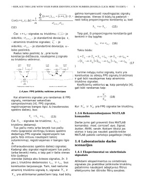Adaptyvus judesio trukdžių filtravimas. Paveikslėlis 5
