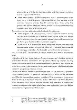 1922 m. ŽEMĖS REFORMA LIETUVOJE. Paveikslėlis 9