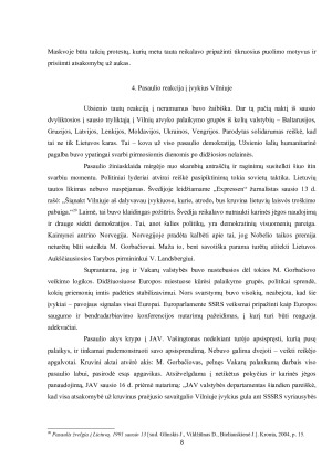 1991 m. Sausio 13-osios įvykiai - priežastys, eiga ir reikšmė Lietuvos nepriklausomybės atkūrimui. Paveikslėlis 8