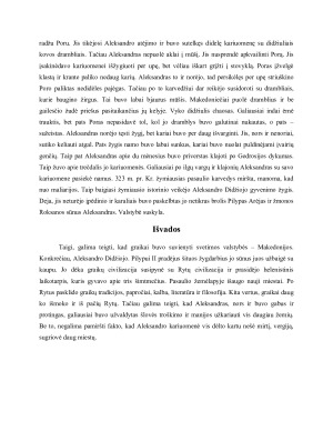 Aleksandras Didysis. Asmenybė ir veikla. Paveikslėlis 4