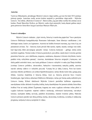 Ankstyvosios Lietuvos raštijos tendencijos - autoriai, temos, aktualijos. Paveikslėlis 6