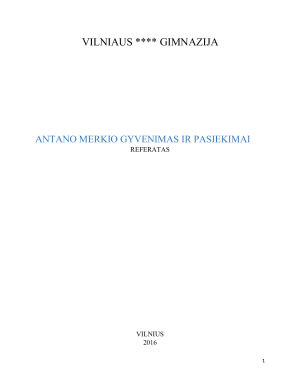 ANTANO MERKIO GYVENIMAS IR PASIEKIMAI