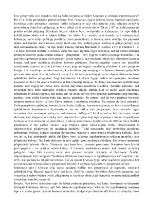 Ar kryžininkai buvo piligrimai. Paveikslėlis 3