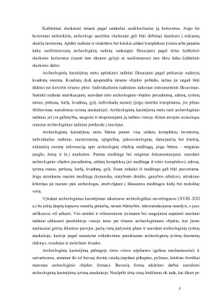 ARCHEOLOGINIŲ KASINĖJIMŲ METODIKA. Paveikslėlis 5