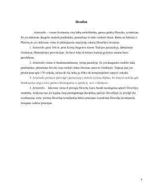 ARISTOTELIS. Paveikslėlis 9