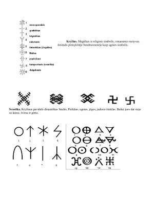 Baltų simboliai. Paveikslėlis 2