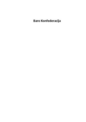 Baro Konfederacija. Paveikslėlis 1