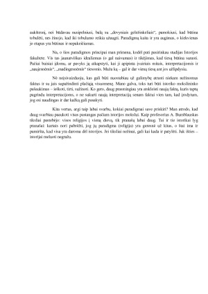 Istorizmo paradigma - objektyvumo paieškos istorijos pažinime. Paveikslėlis 3