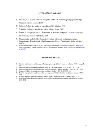 DOKUMENTŲ PANAUDOJIMAS MOKANT ISTORIJOS LIETUVOJE 1918-1940M. IR  XXIa. Pr.. Paveikslėlis 9
