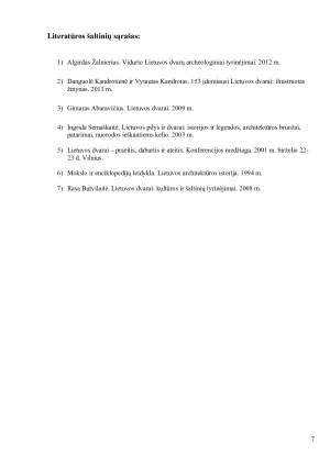 Dvaro turinio raida nuo XVI a. pr. iki XVIII a. pab.. Paveikslėlis 8