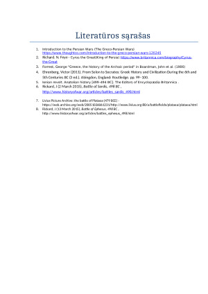 Graikų ir persų karai - priežastys, eiga ir padariniai. Paveikslėlis 8