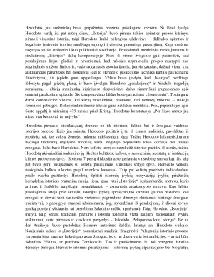 Herodoto „Istorijos“ genezė, stilius ir meninės ypatybės. Paveikslėlis 3