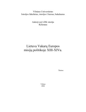 Lietuva Vakarų Europos misijų politikoje XIII-XIVa.