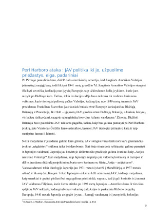 Jungtinių Amerikos Valstijų įsitraukimas į II – ąjį Pasaulinį karą - Perl Harboro užpuolimas. Paveikslėlis 5